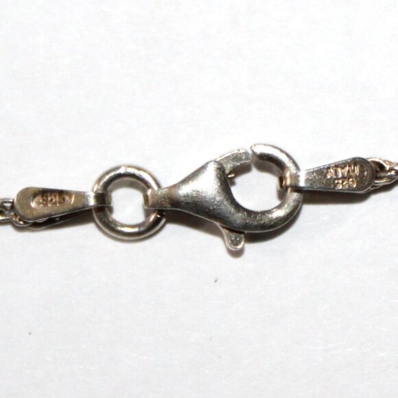 Sterling Silver Rope Chain 24 Inches - Picture 3 of 5